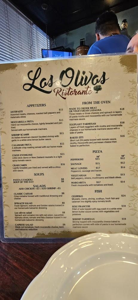 Los Olivos Ristorante Menu image 3